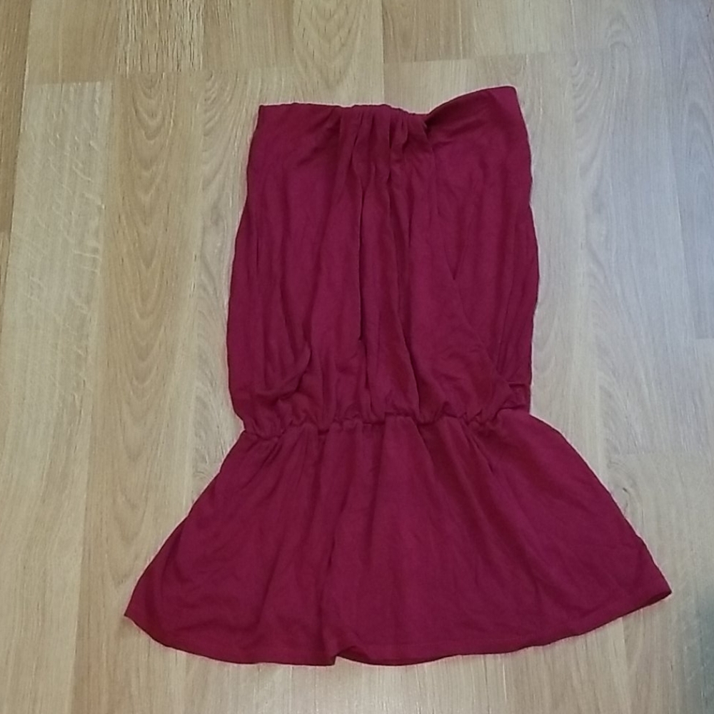 Harmony long red tube top standard size